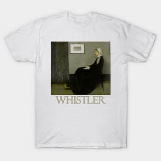 Whistler's Mother, also known as Arrangement in Grey and Black No.1, by James McNeil Whistler T-Shirt